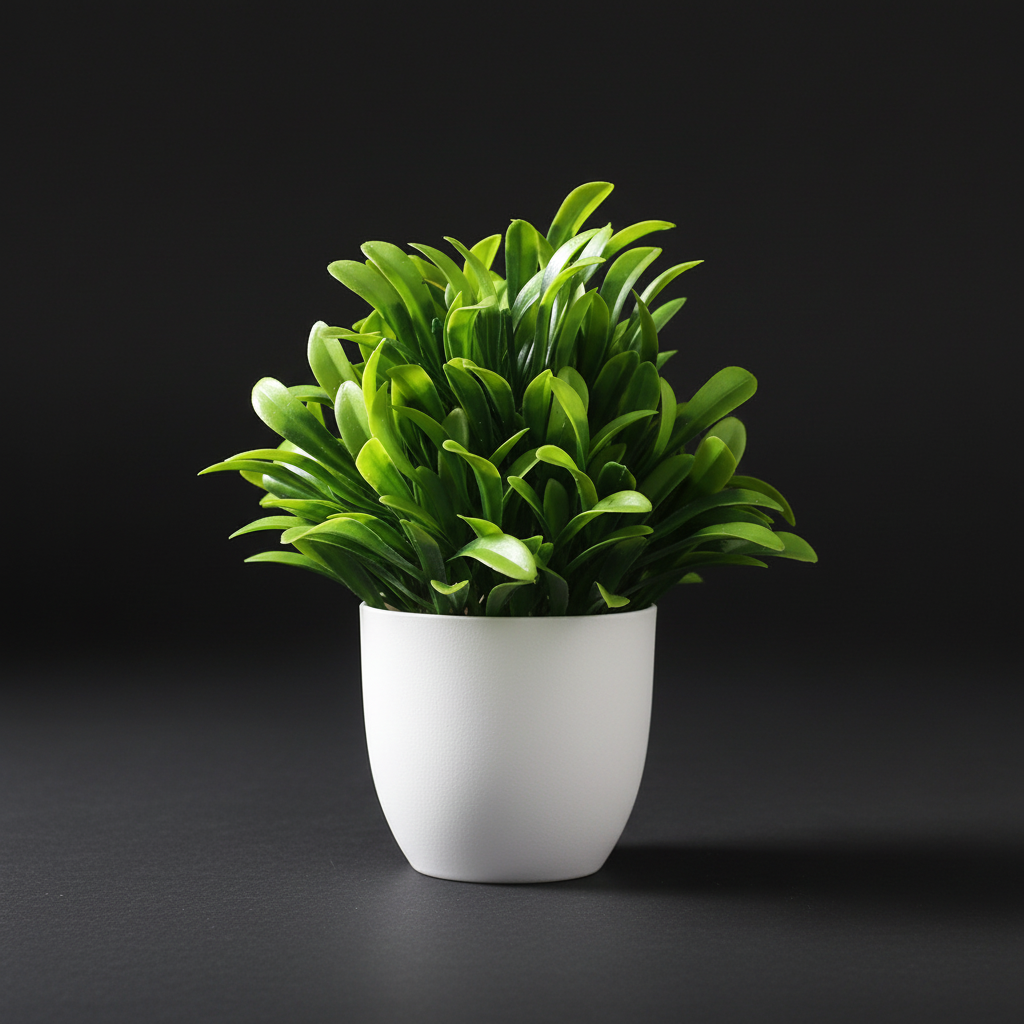 Plante Artificielle en Pot Décorative – Décoration de Bureau et d’Étagère