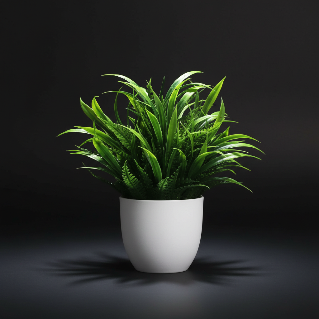 Plante Artificielle en Pot Décorative – Décoration de Bureau et d’Étagère