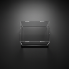 Vitrine de Présentation en Acrylique – Base Noire Élégante