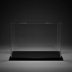 Vitrine de Présentation en Acrylique – Base Noire Élégante