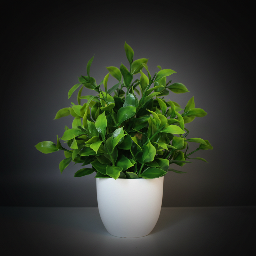 Plante Artificielle en Pot Décorative – Décoration de Bureau et d’Étagère