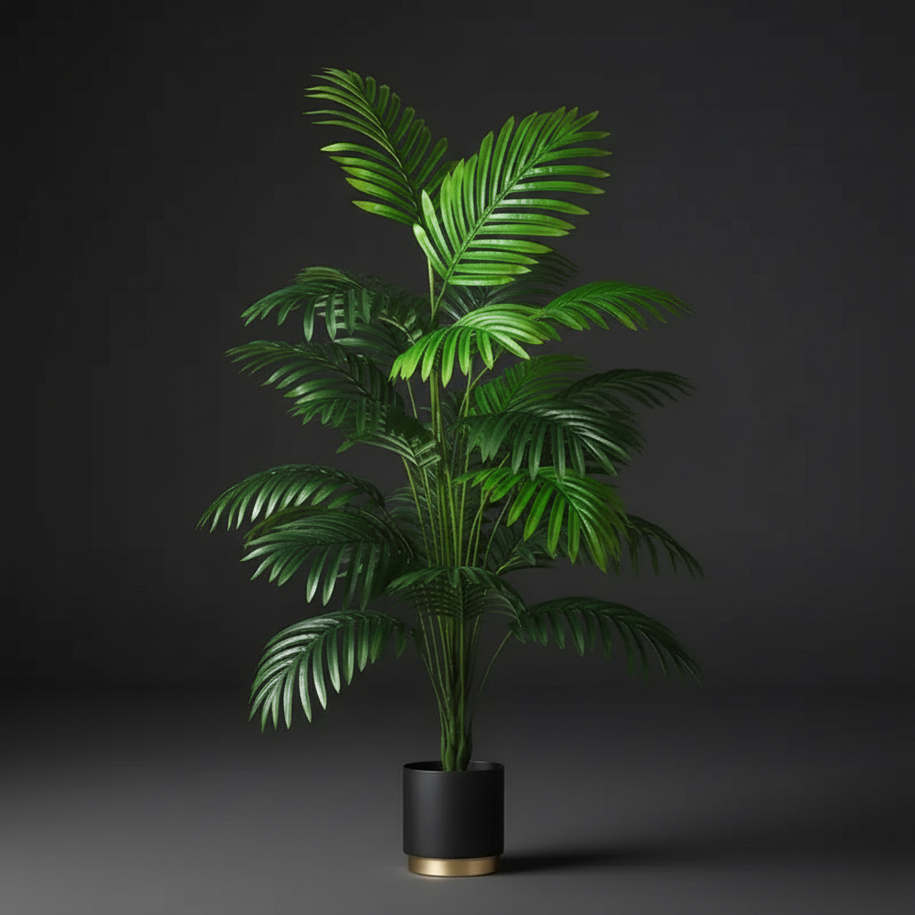 Palmier Artificiel Grand Format 90–120 cm – Décoration Tropicale Élégante