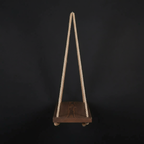 Étagère Murale Suspendue en Bois avec Corde en Chanvre